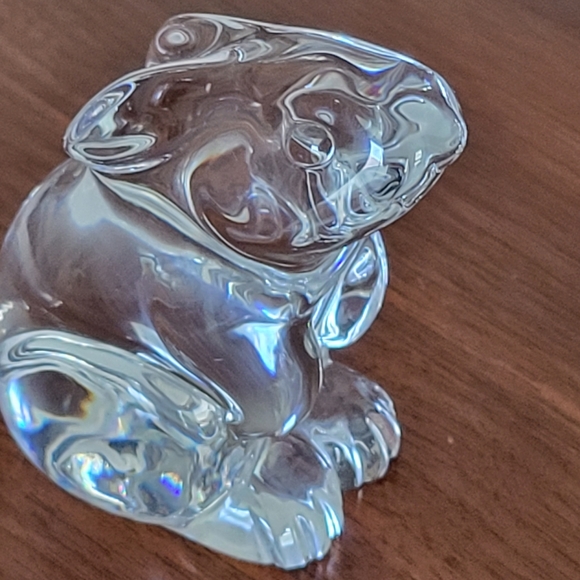 BACCARAT CRYSTAL BUNNY RABBIT FIGURINE THE PRICE IS FIRM. - Picture 6 of 6